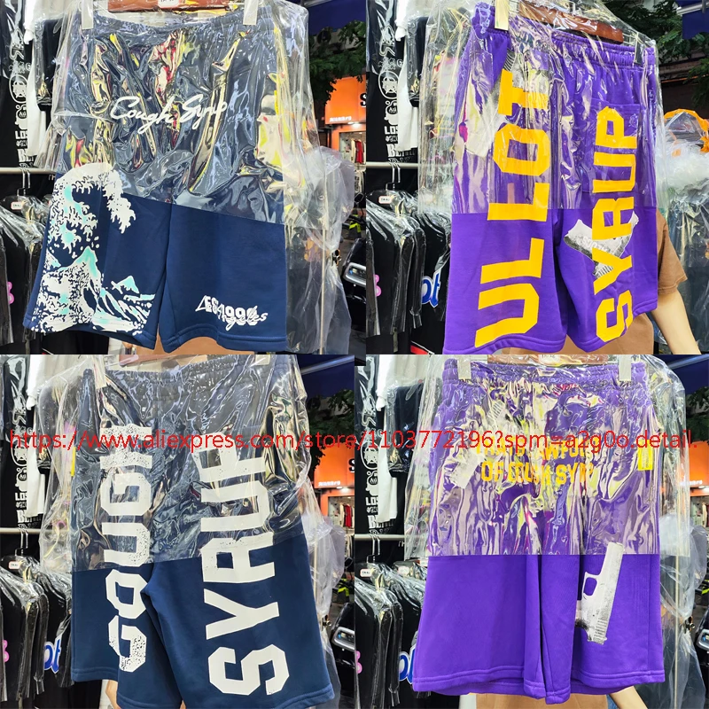 Real Photo Summer New Style High-quality Cotton Casual Pants THAT'S A AWFUL LOT OF COUGH SYRUP Shorts
