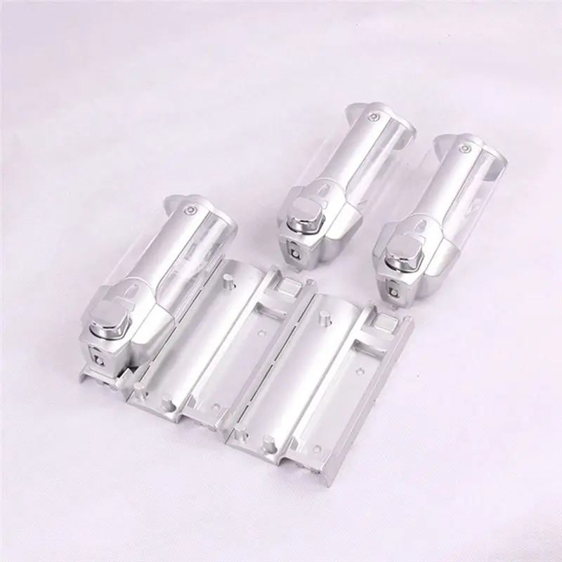 Classic Wall-Mounted Soap Dispenser ABS Soap Dispenser Manual Soap Dispenser Three-Head Soap Dispenser Hotel Hotel Household-[Ki