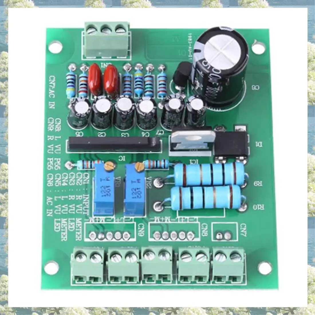 Neu-DC 9-12V VU Level Audio Meter Treiberplatine DB Level Meter Verstärker IC BA6138 Doppelseitige Platine