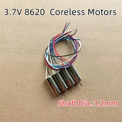 Micro 8620 8.6mm*20mm Coreless DC Motor 3.7V Ultra-High Speed Engine DIY RC Drone