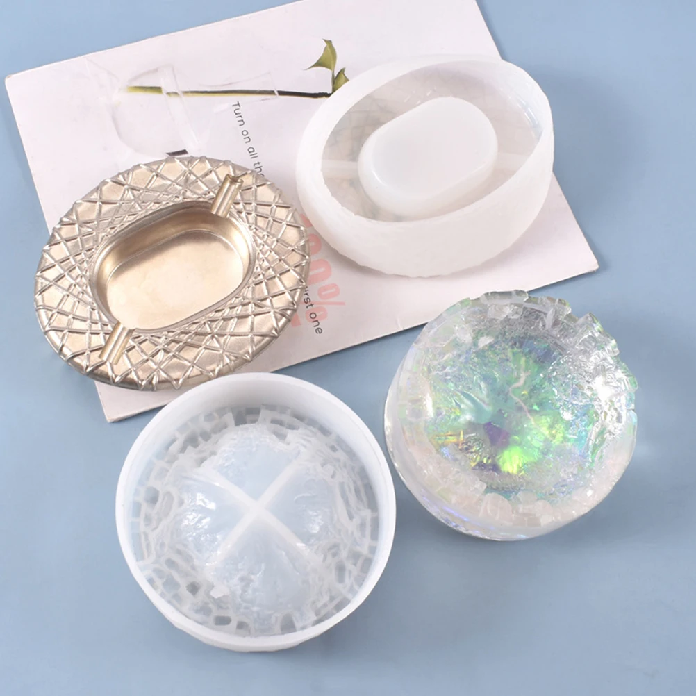 

Crystal Epoxy Mold Storage Case Decor The Bird's Nest White Silica Gel Silicone