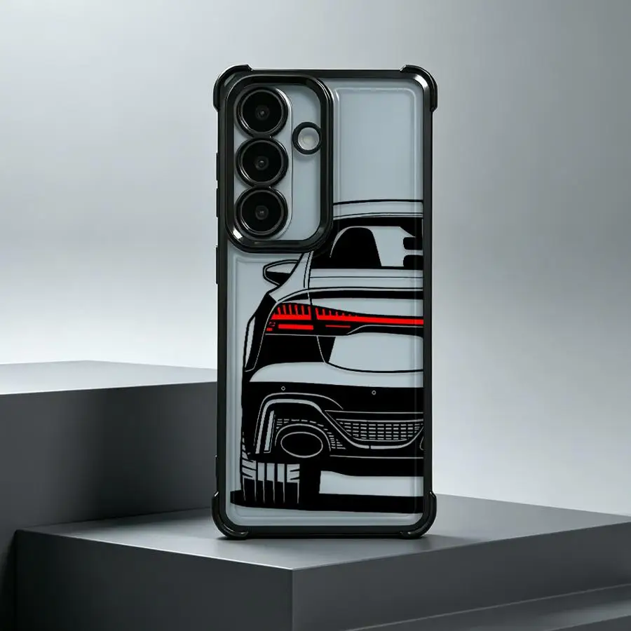 Phone Cover Case for Samsung Galaxy A54 A34 A24 A52 A15 A05 A14 A04 A16 A06 A23 A51 A12 A03 A73 A13 A33 A50 A07 A53 Sport Car