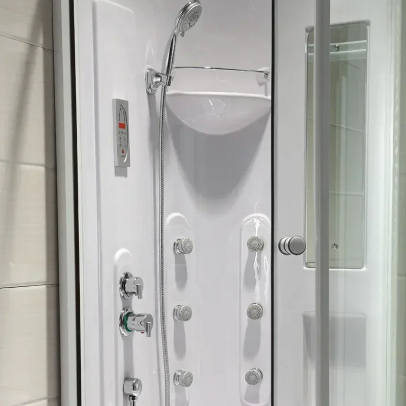 The whole shower room, bathroom L-shaped glass partition is integrated for home use Hot sales