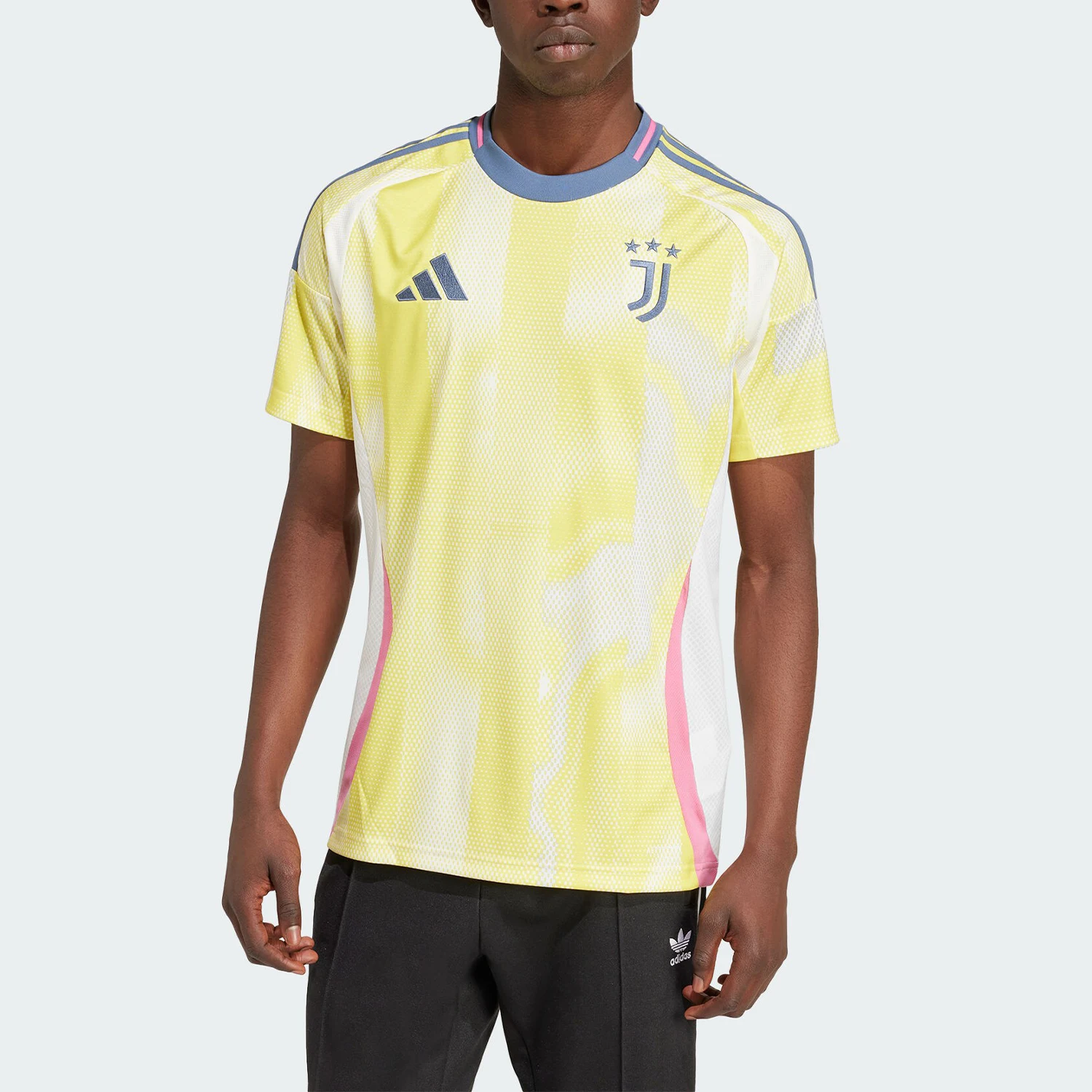 

Adidas genuine 2024 New Men's Round Neck Slim Fit Breathable Short Sleeve T-Shirt JH1357