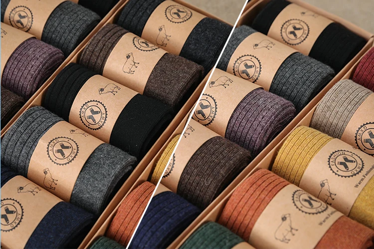Feinwollsocken, Winterdick gestrickte, knöchelfreie Wadensocken, lange Beinwärmer für Stiefel, Wadensocken mit Futter – Detail 8