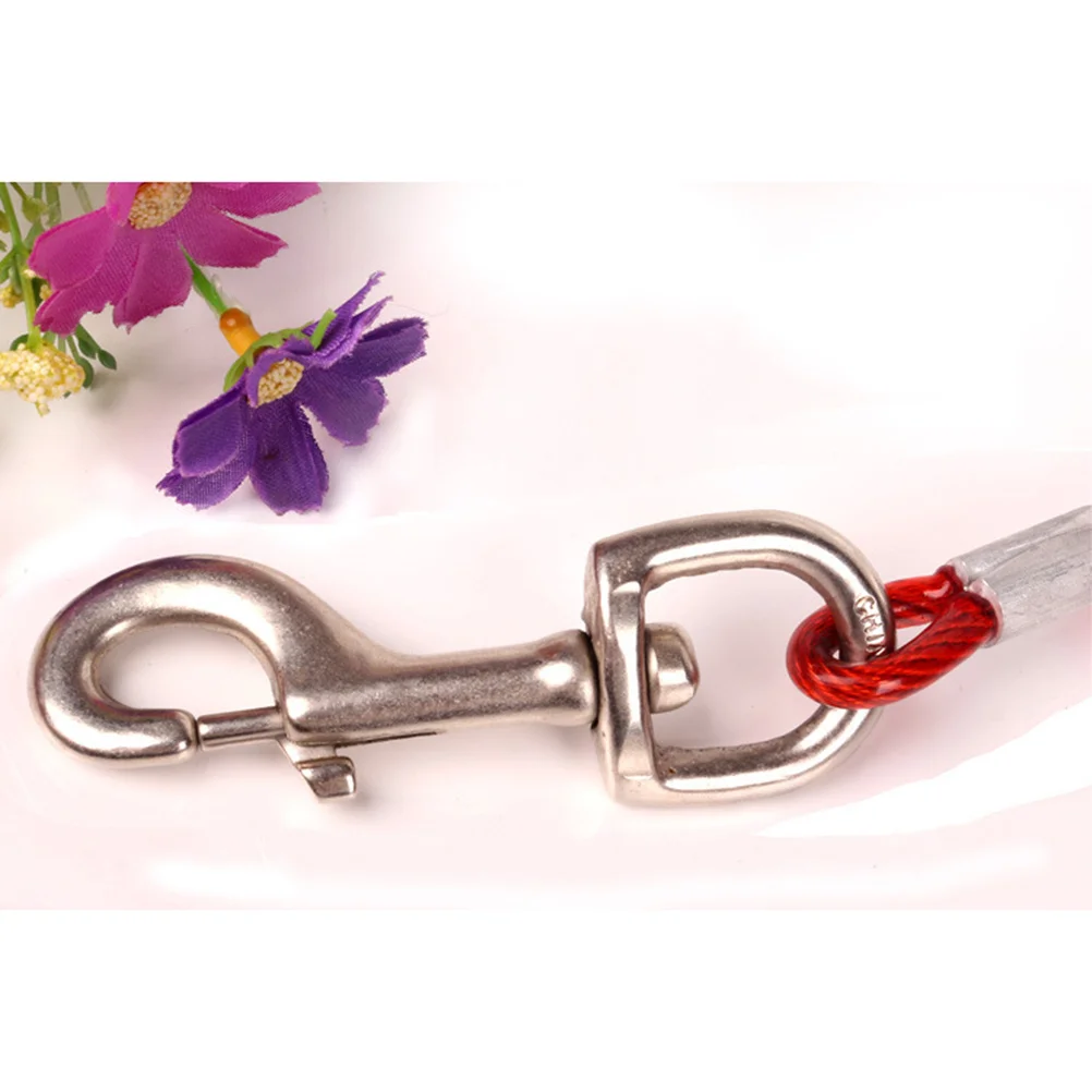 

5 Meter 5Mm Thickened Iron Chain Dog Leash High Strength Running Pet Rope for Active Dogs Comfort Grip Walking