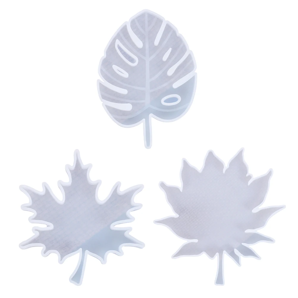 

3pcs Diy Coaster Molds Silicone Resin Epoxy Mold Maple Shaped Cup Mat Making Kit Includes Leaf Size S Maple Leaf Sizes