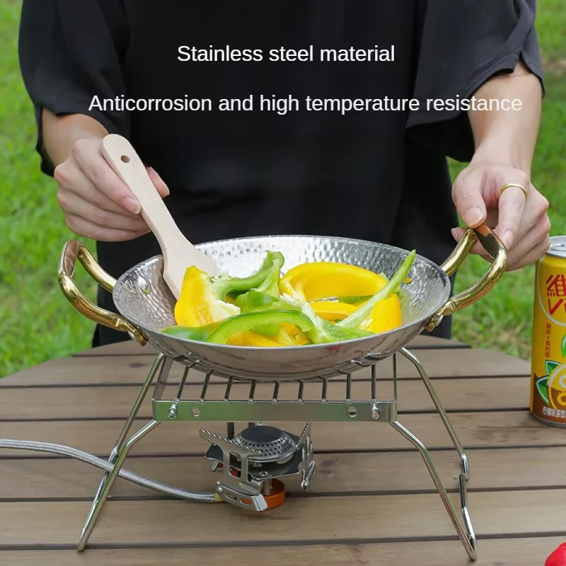 حامل موقد قابل للطي خفيف الوزن - مراجعة Camping Cooking Grate وسعره