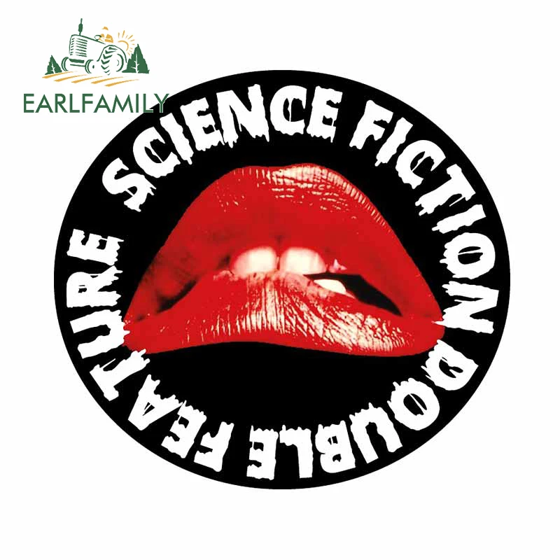 EARLFAMILY 13cm x 12.2cm Funny Car Stickers for Rocky Horror Picture Show Waterproof Decal Windshield Bumper Vinyl Car Wrap