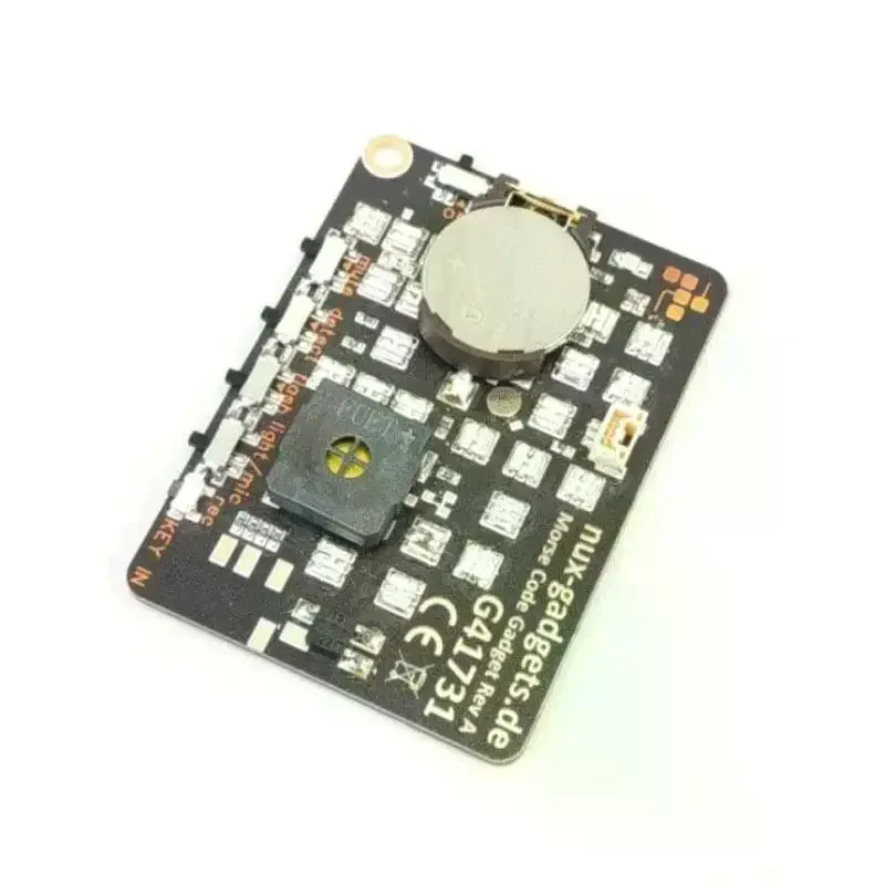 Portable Morse Code Practice Trainer Card Pro LED Interactive Signal Buttons For Adult Telegraph & Encryption Training Tool