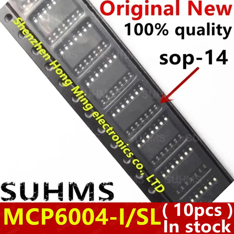 (10piece)100% New MCP6004 MCP6004-I/SL SOP14