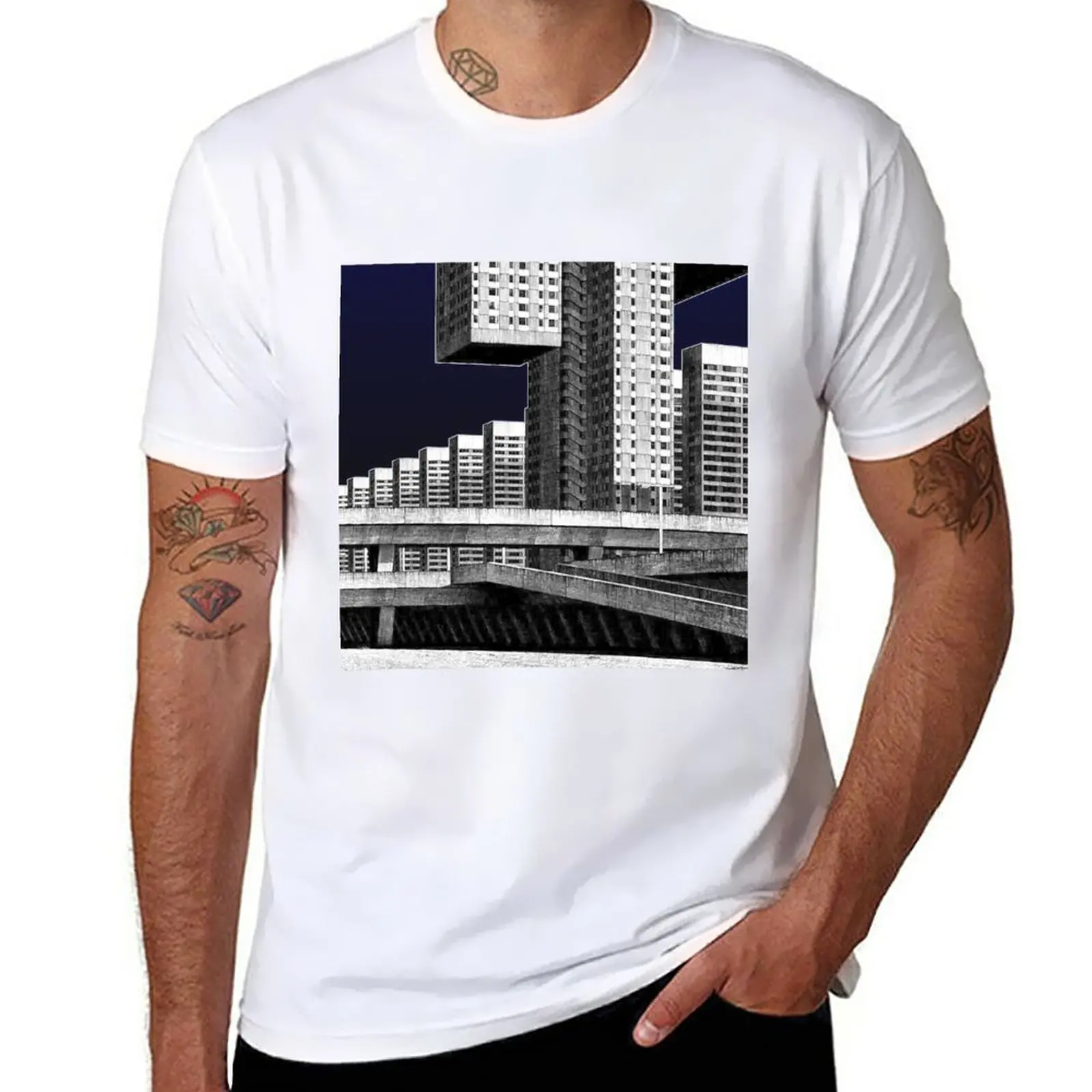 New Architectural Brutalism T-Shirt graphics t shirt heavyweight t shirts black t shirts graphic t shirts black t shirts for men