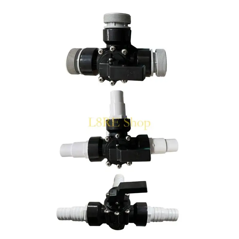 

L8RE Plastic Hose Connection Easy to Use Three Way Pool Link Three Way Pool Coupler Three Way Pool Joint Suitable for Pool