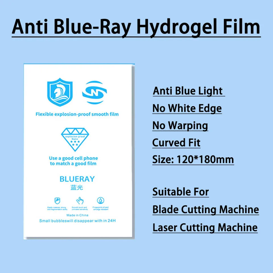 50 piezas de películas de hidrogel TPU HD mate y antiespía para protectores de teléfonos, para máquinas de corte y trazado 6