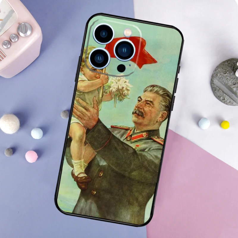 حافظة هاتف ستالين لزعيم الاتحاد السوفياتي لهاتف آيفون 17 برو ماكس فوندا لهاتف آيفون 17 اير 17 برو #4