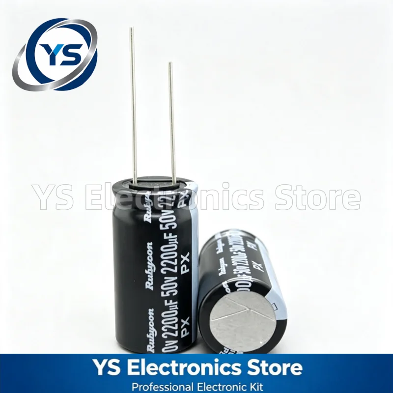 Rubycon PX Series 50V2200UF 16x31.5mm 50PX2200MEFC16X31.5 2200UF50V 50V 2200UF Electrolytic Capacitor Brand New Original 20%