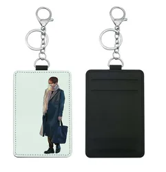 5pcs Sublimation DIY White Blank PU Credit Card Holder Bus Cards