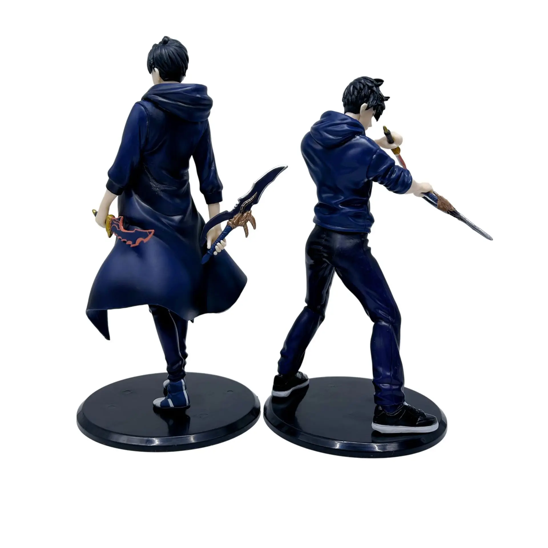Solo Leveling In Stock Shadow King Figure Sung Jinwoo Cheng Xiaoyu Handheld Model Desktop Ornament Anime Collection Model Gift