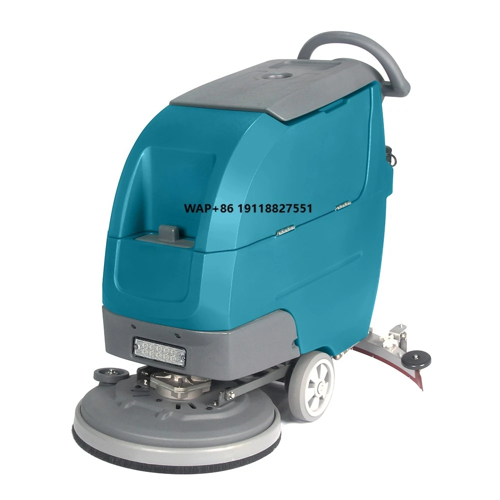 Walk Behind Commercial Automatic Battery Hand Push Floor Scrubber