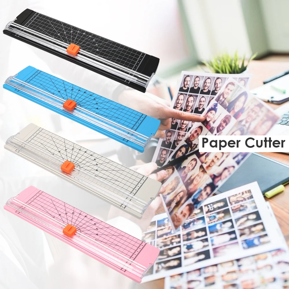 A3/A4/A5 Paper Cutting Guillotine Paper Cutter with Pull-out Ruler for Photo Trimmers Scrapbook Lightweight Cutting Mat Machine