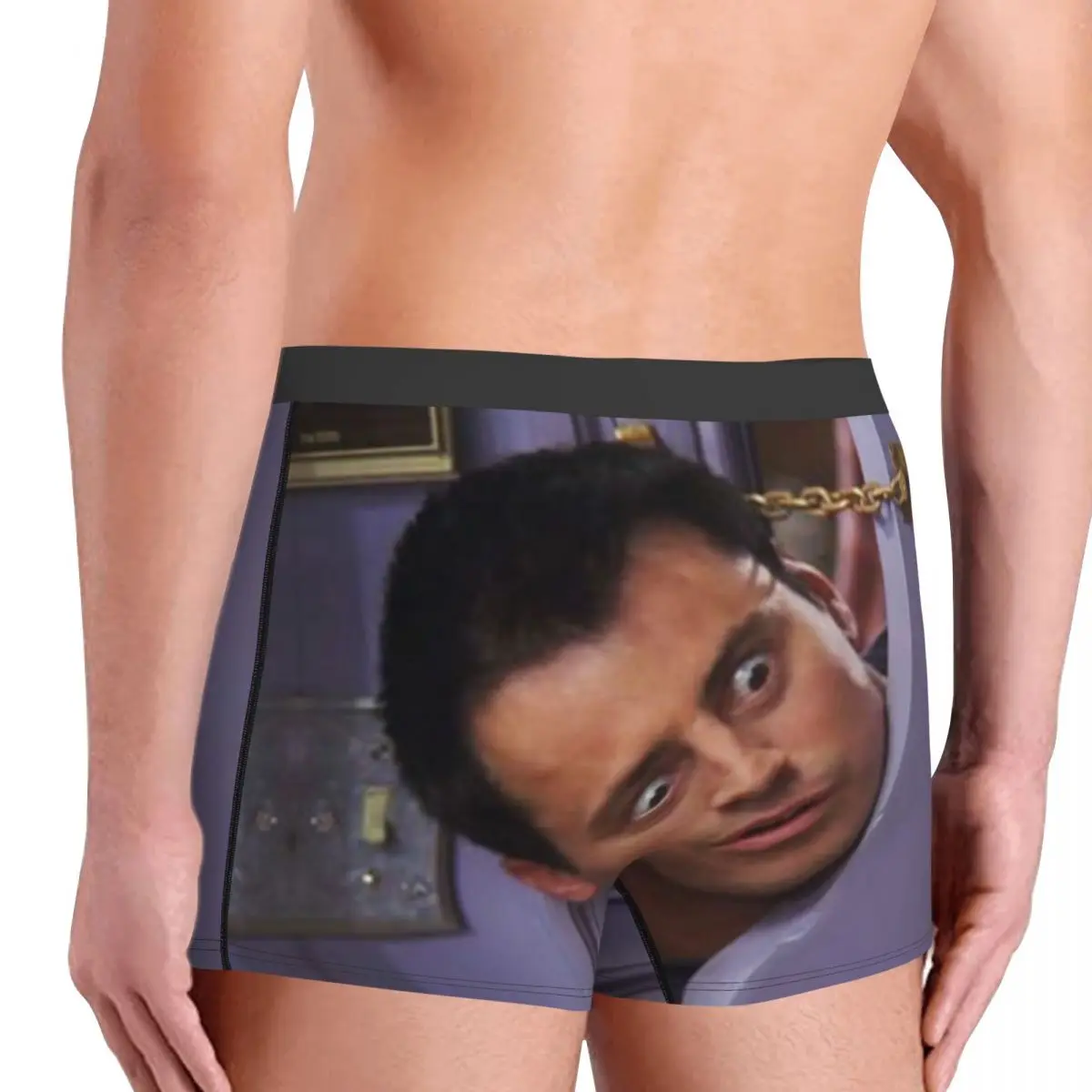 Male Funny Funny Joey Tribbiani Underwear Classic TV Show Friends Boxer Briefs Soft Shorts Panties Underpants