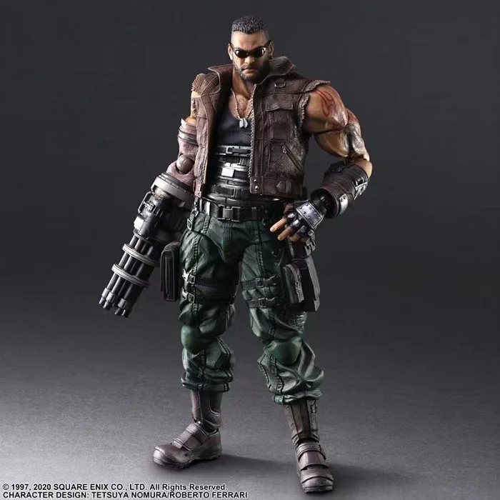 In Stock Original SE PlayArts Barret Wallace Ver.2 Action Figures Model Toys Figura Pvc Gifts