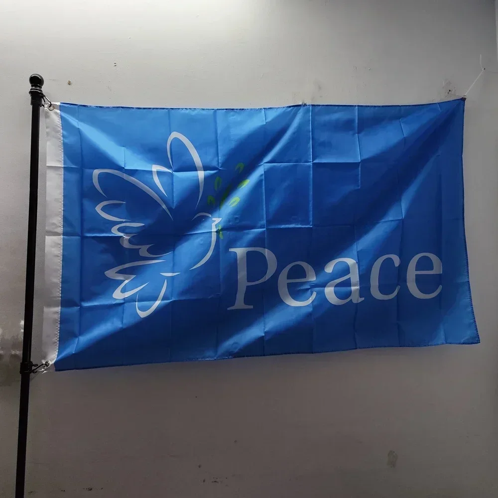 

Peace Dove Flag 90x150cm Premium Polyester Reinforced Stitching Brass Grommets Decorative Wall Garden Banner