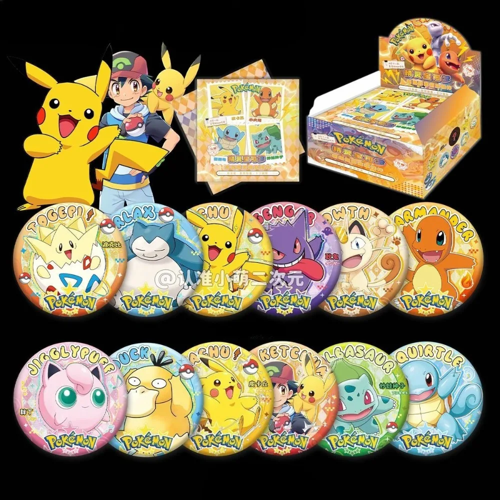 

Pokemon Badge Pikachu Bulbasaur Anime Peripherals Cute Cartoon Originality Delicate 15CM Badge Personality Birthday Present