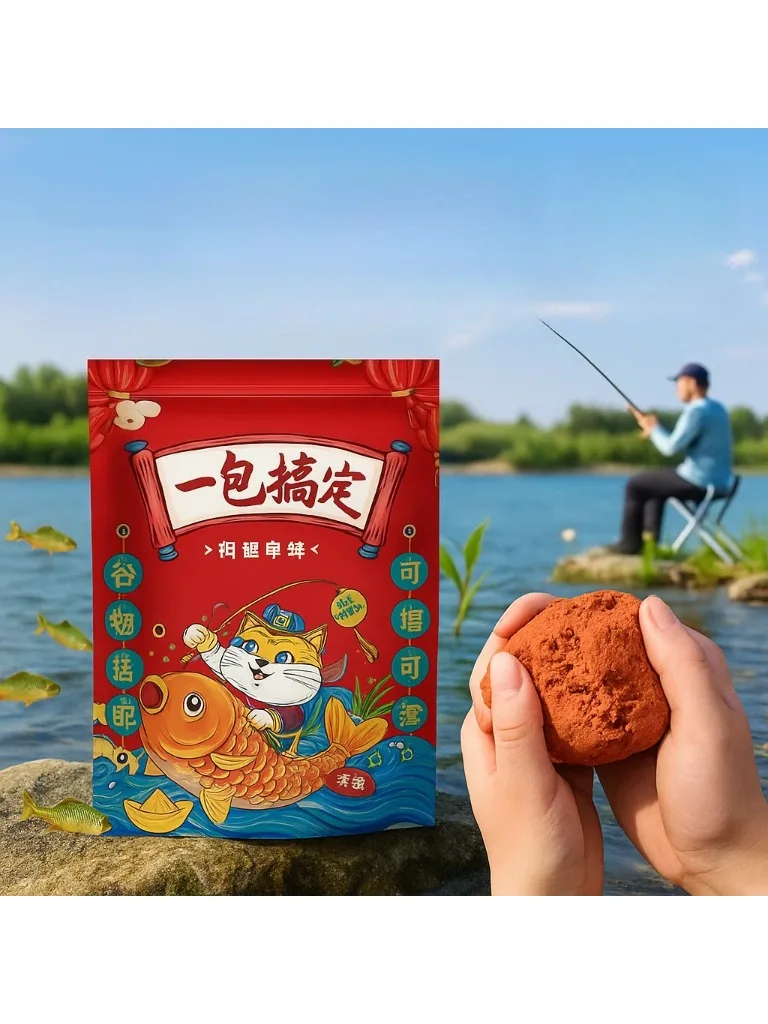 Appât de pêche sauvage pour carpe crucienne carpe commune et carpe d'herbe appât pour manger du poisson appât de pêche poisson et parfumé