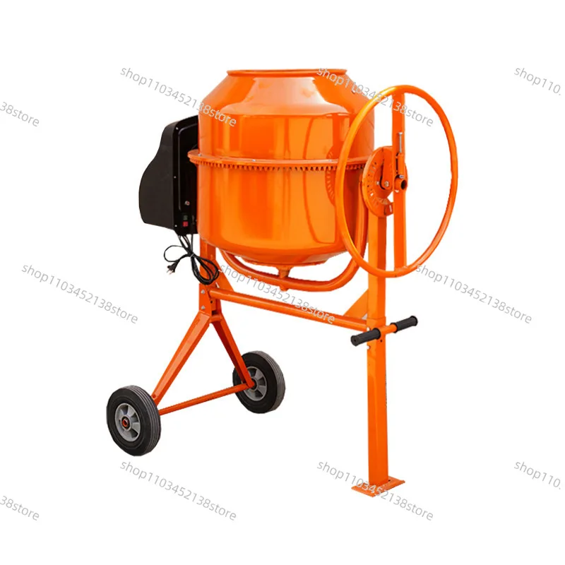 Multifunctional Concrete Mixer Convenient Cement Sand Mixer for Household Breeding