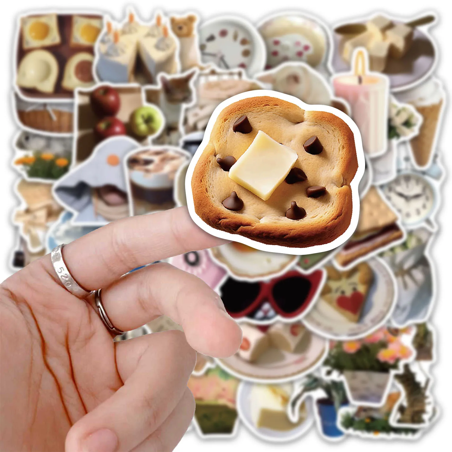 50PCS Korean Handheld Account Fun Stickers DIY Phone Case Laptop Water Cup Computer Toy Sticker