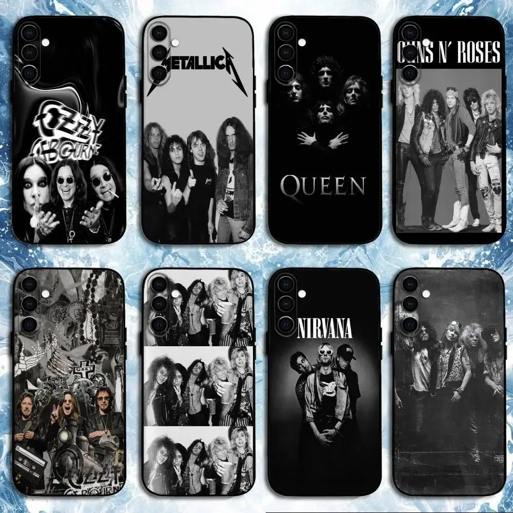 

crazy band Phone Case For Samsung Galaxy A73,A72,A71,A70,A53,A52,A51,Others Soft Black Shell