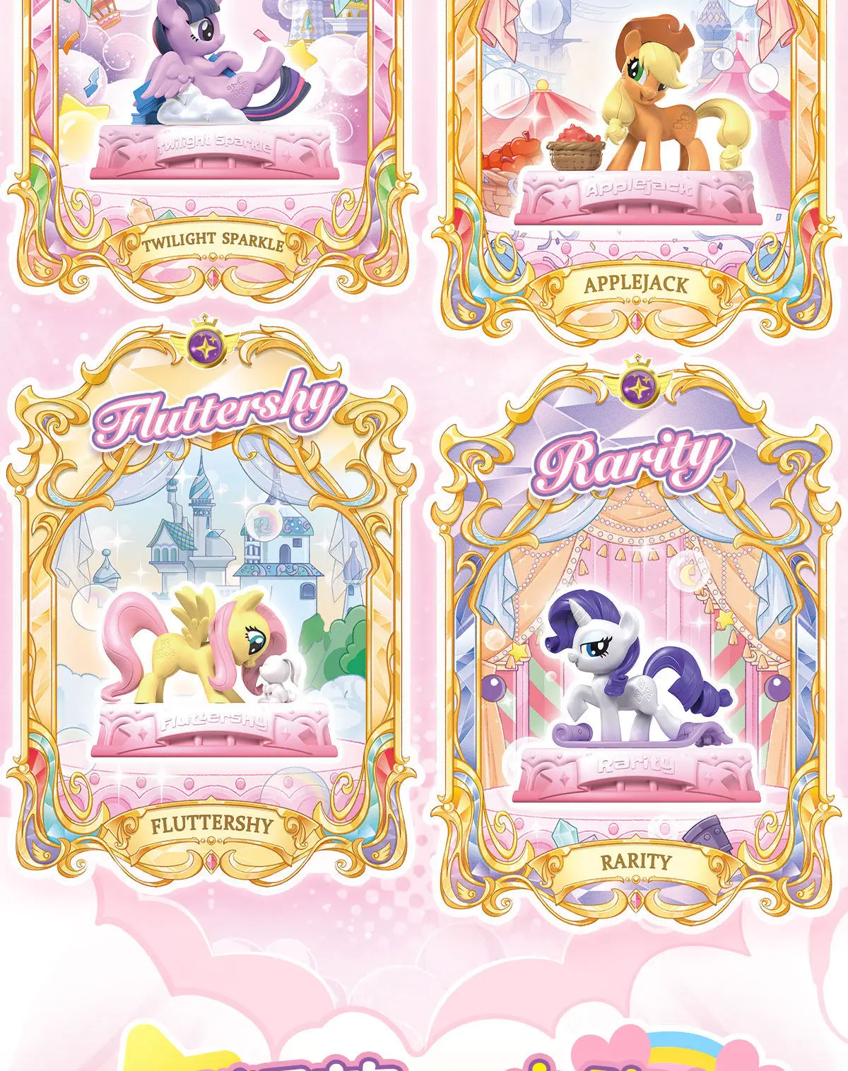 Echte KAYOU My Little Pony Blind Box Friendship Is Magic Gummipuppe Anime Friseur-Stil Figur Cartoon Kreatives Spielzeug – Detail 5