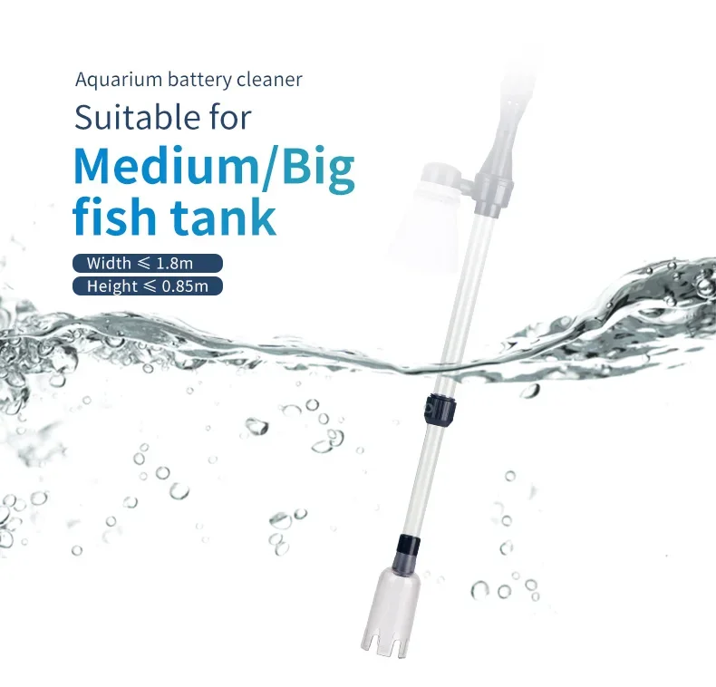 

Aquarium Cleaning Kit Electric Automatic Fish Tank Siphon Water Changer With Suction Pump Sand Washing Device