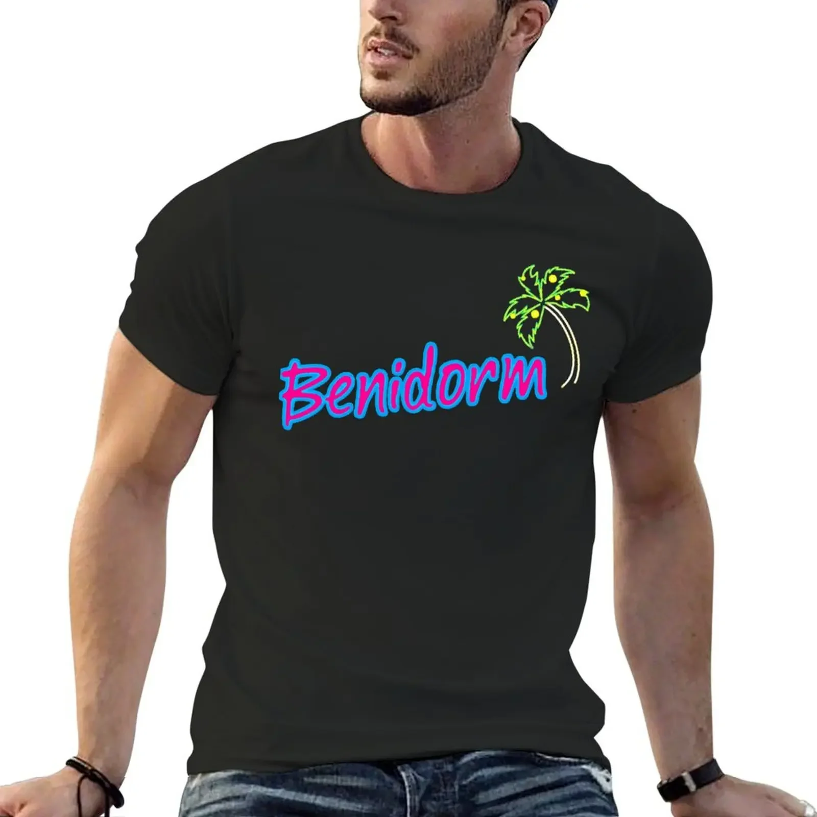 Benidorm , Designer T-Shirt sweat graphic tee shirt custom t shirt anime designer t shirt men