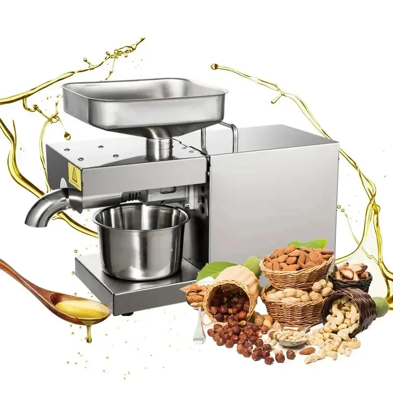 110V/220V Cold Hine 1500W – Automatic Sunflower & Olive Oil Press Extractor