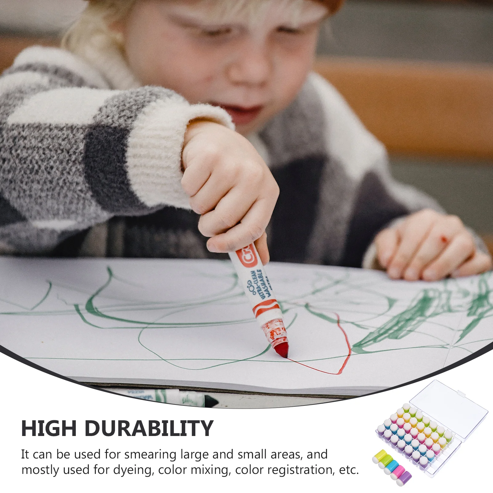 

1Set Childrens Finger Cover Cots Sponge DIY Drawing Stamp Pad Art Craft Supplies Paint Toy Painting Toy Painting Finger Cover