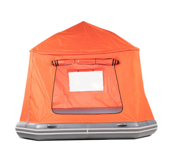 Sea Tourism Camping Inflatable Floating Fishing Platform Boat Water Foldable Tent