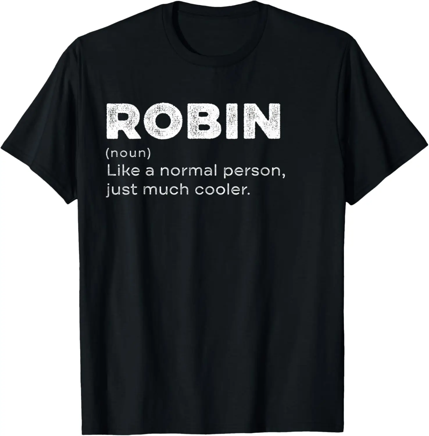 

Забавная футболка на день рождения Robin Definition с индивидуальным именем