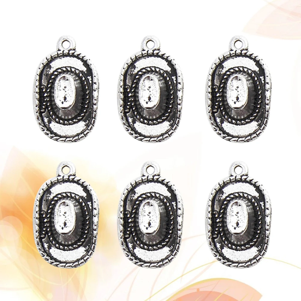 

10 Pcs Hat Charms Alloy Jewelry Making Pendants for Necklace Bracelet Keychain Decorative Accessories Alloy Pendant