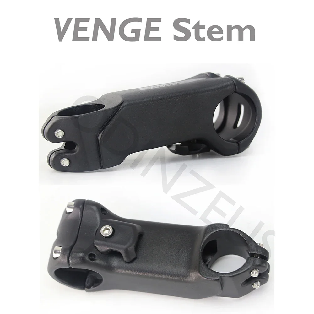 No logo Full Carbon Fiber Road Bike Handlebar, Ven-GE Stem, Computer Mount Spacer and Cover, Special Clearance, 90-110mm, SL-7