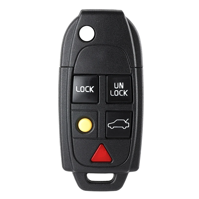 KEYECU FCC ID: LQNP2T-APU Part #: 8688799 315MHz ID48 Chip Flip Keyless Remote Key for VOLVO S60 S80 V70 XC70 XC90 2004-2015