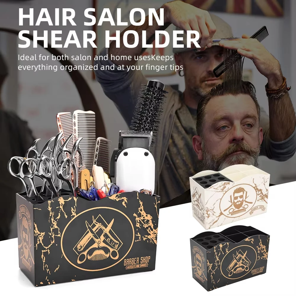 Hair Clipper Organizer Rack Multi Grids Hair Beard Trimmer Shaver Razor Storage Holder Barber Hairdressing Accessory Organizers