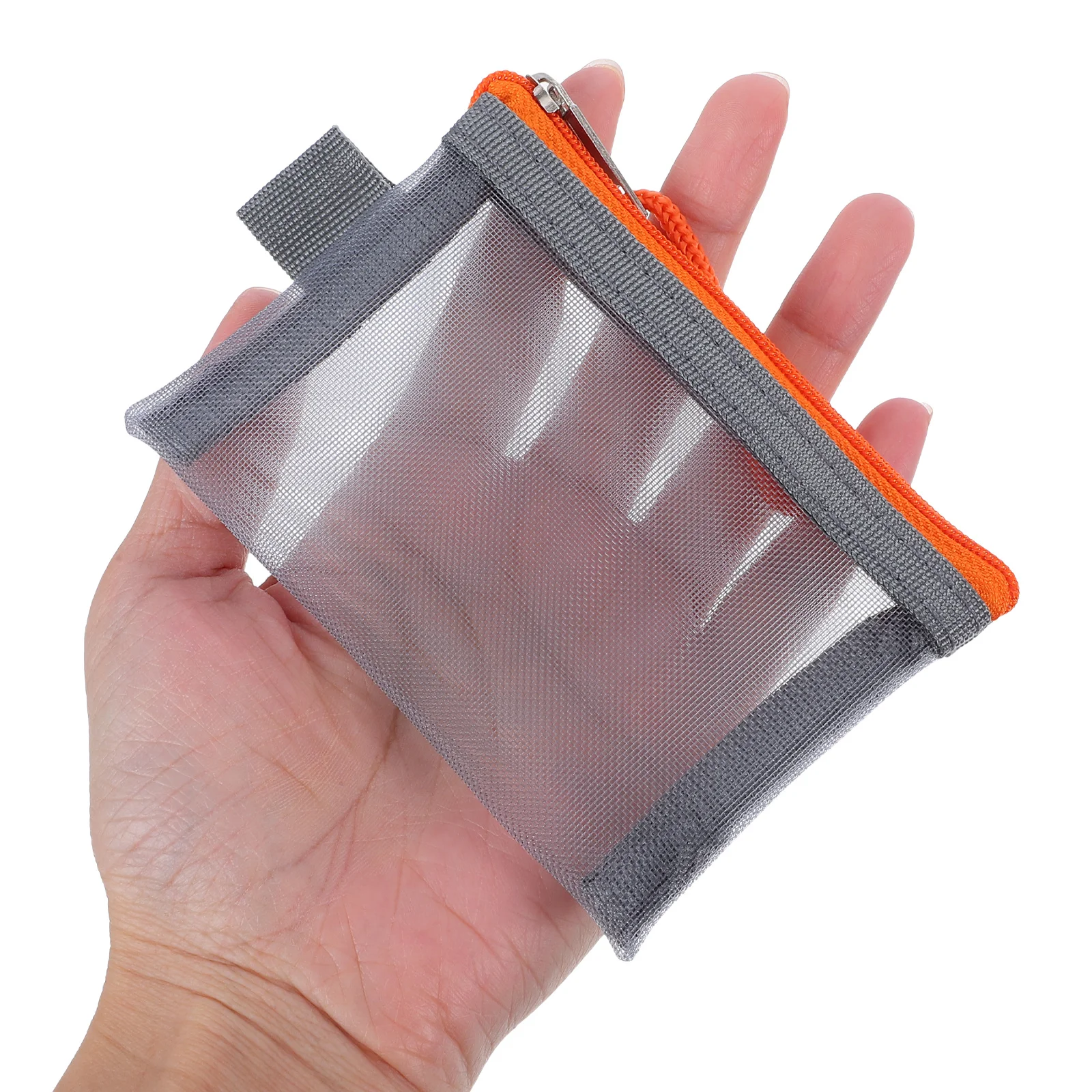 

5pcs Mini Mesh Makeup Bags Zipper Pouch Set For Women Small Storage Organizer Travel Makeup Bag Portable Toiletry Pouch