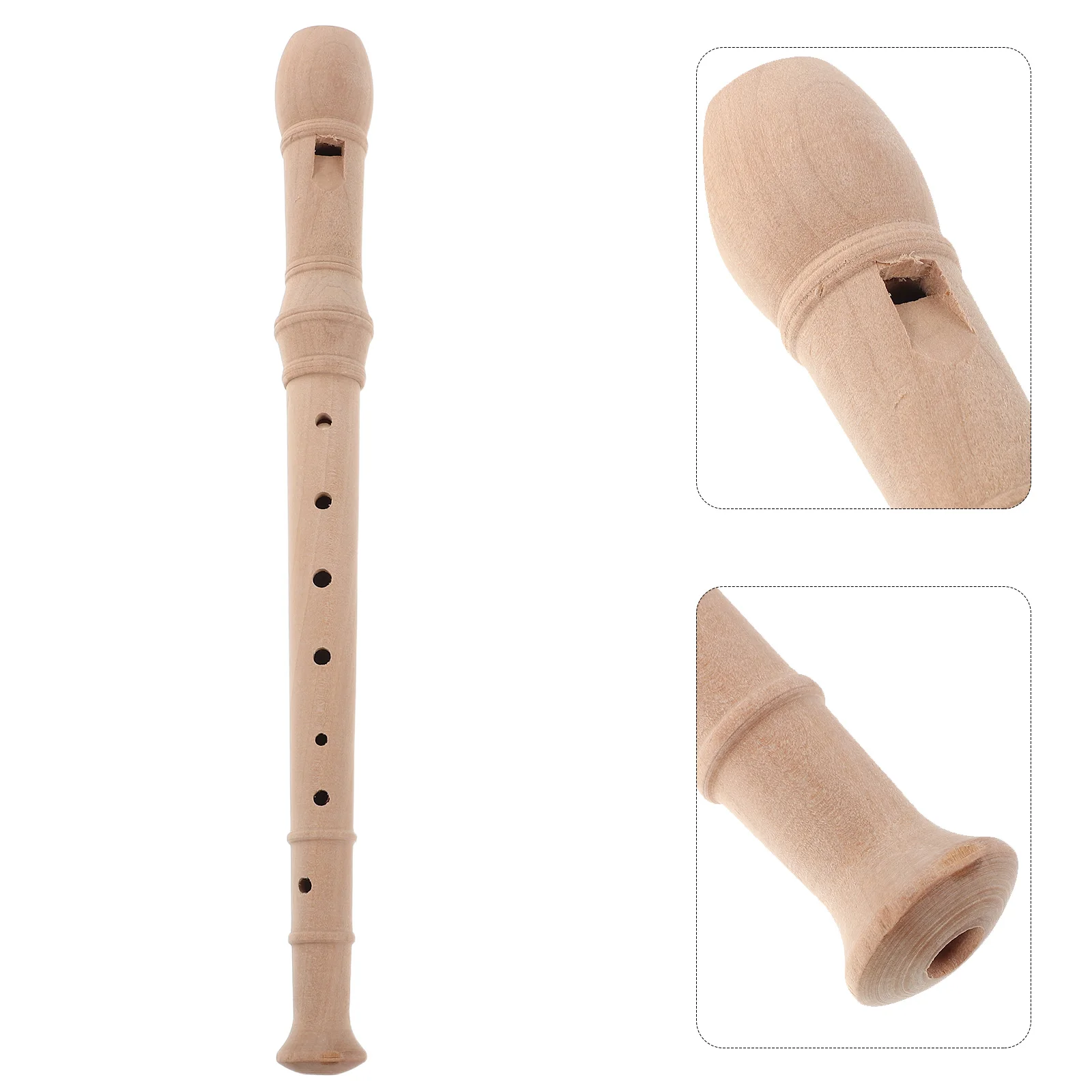

Lightweight Beginner Flute Woodwind Instrument For School Practice Easy To Hold 'S Musical Instrument Khaki Soprano