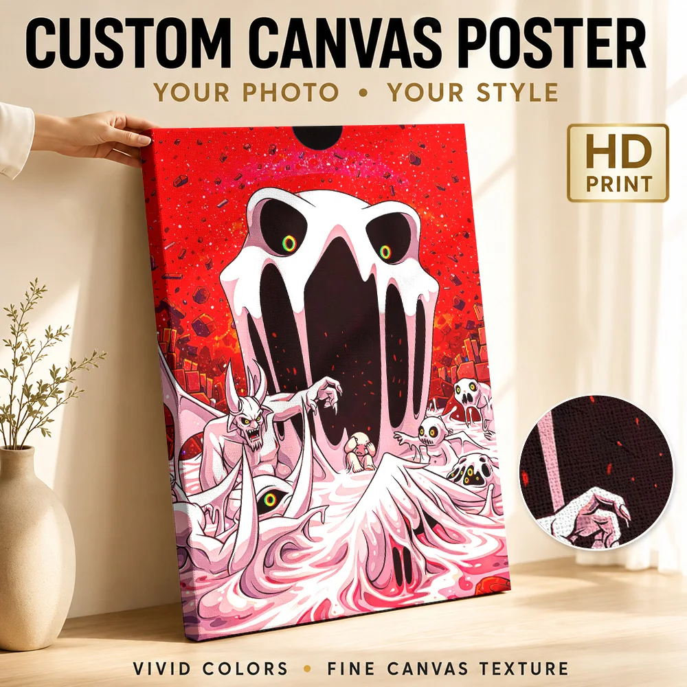 The Binding of Isaac game art Canvas Print Poster Personalized Photo Gaming Anime Wall Paintings Decoration for Game Room Dorm