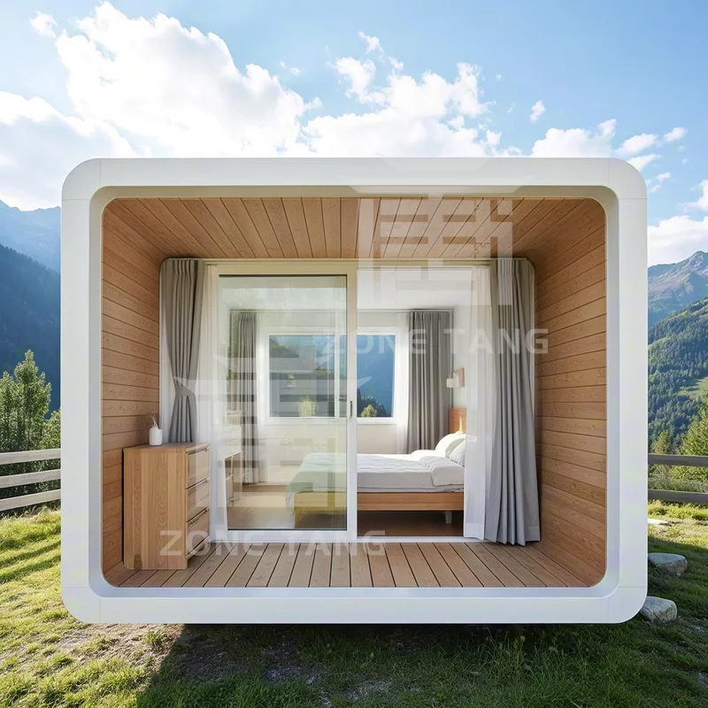 プレハブカプセルハウス プレハブ住宅価格 販売中の製造住宅 アップルカプセルホーム ビーチハウス プレハブカプセルハウス