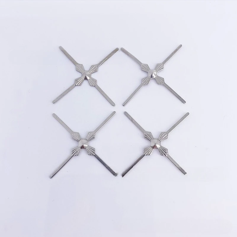 50pcs Cross Bow Tie Clips Pin DIY Suncatcher Crystal Connector Clasp Hook Chandelier Lamp Replacement Fastening Part Accessories