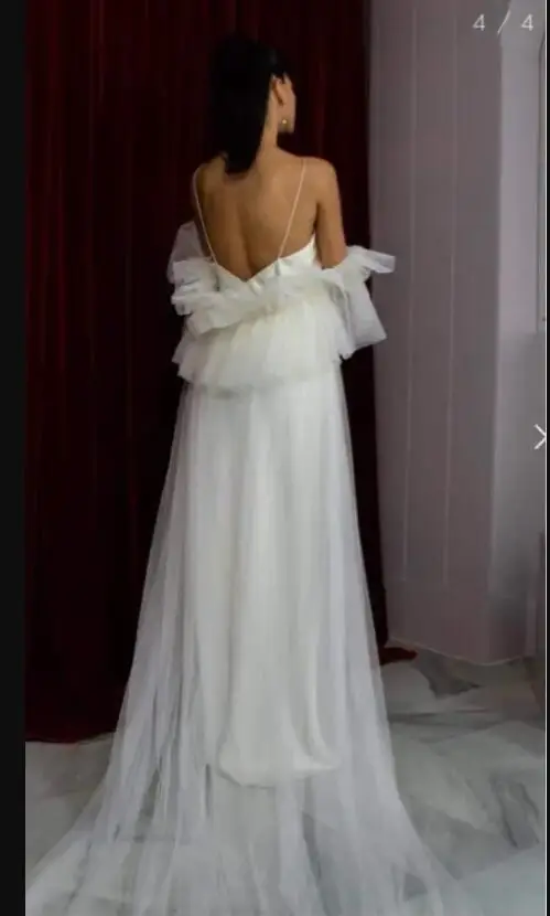 Halfpenny London Wedding Dresses and Separates I Tulle Shoulder Veil Custom Color