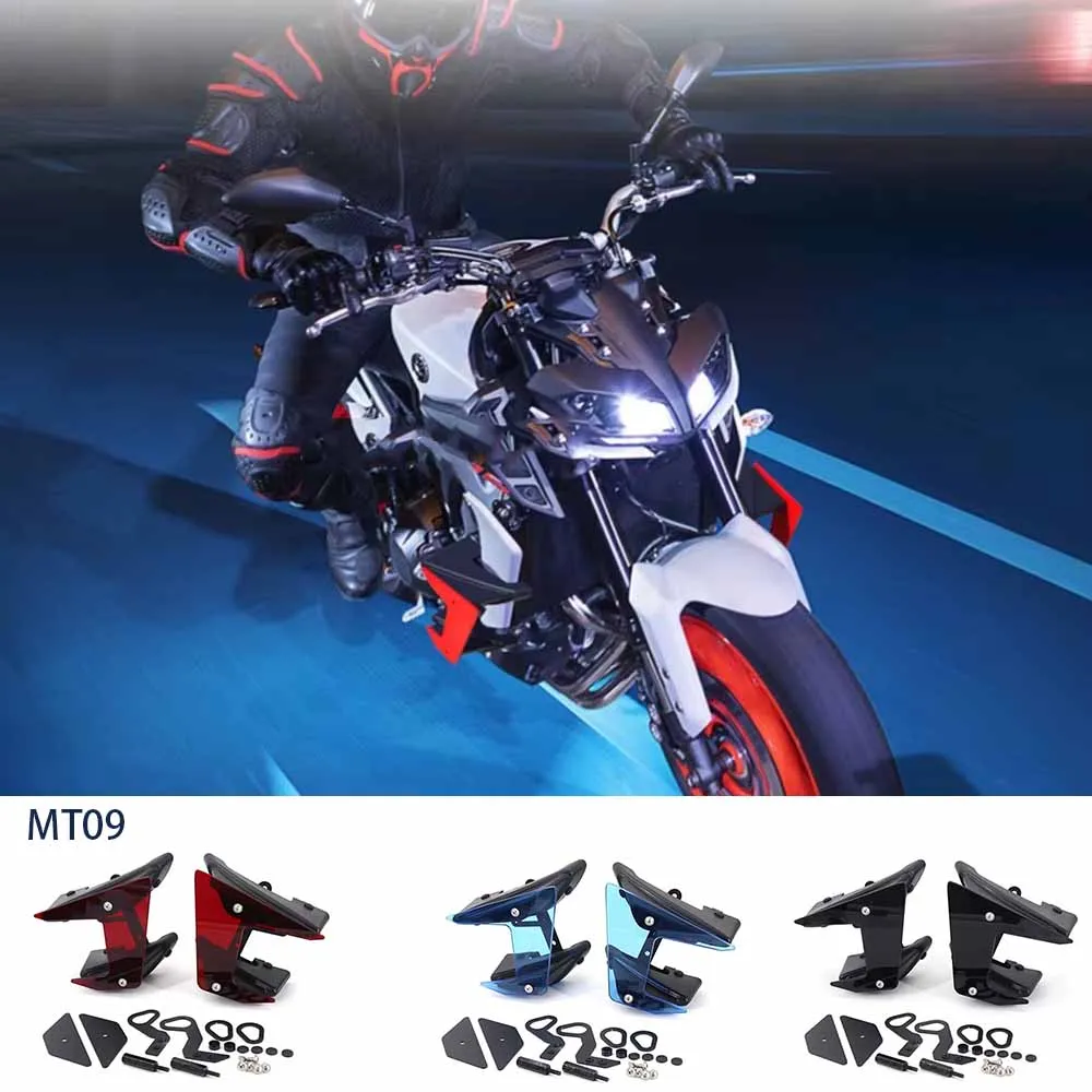 

NEW Motorcycle Parts For Yamaha MT-09 MT09 MT 09 SP 2018 2019 2020 2017 Side Downforce Naked Spoilers Fixed Winglet Fairing Wing